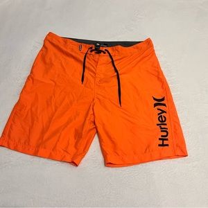 Mens Hurley Swim Trunks Shorts Size 36 (Large)